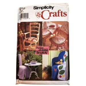 Chair Covers Sewing Pattern FF Uncut Simplicity Crafts 8918 One Size